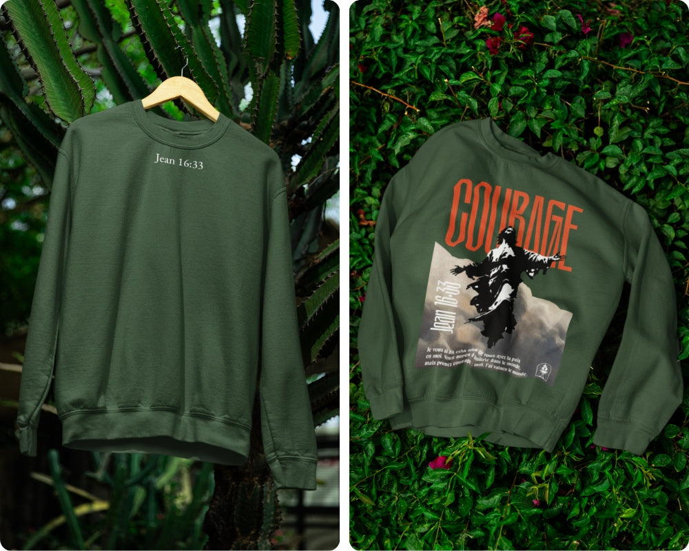 Sweatshirt Jean 16:33 Le 14e Apôtre